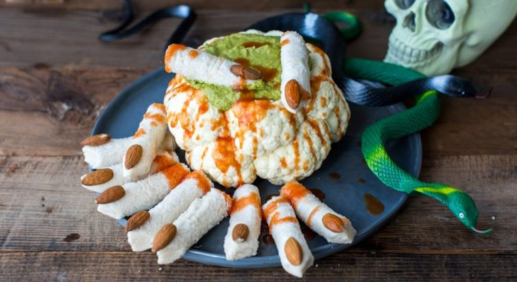 Cauliflower Brain halloween treat for babies and toddlers